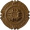 Ekena Millwork Southampton Ceiling Medallion (Canopies up to 2 3/4"), 16 3/8"OD x 1 3/4"P, Smokey Topaz Crackle CM17SOSTC - alternate 1